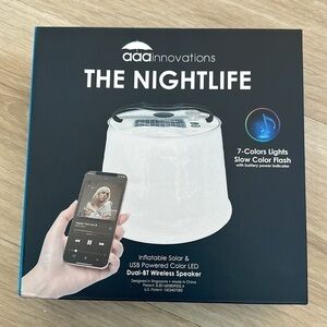 The Nightlife Bluetooth Speaker with LED Lights